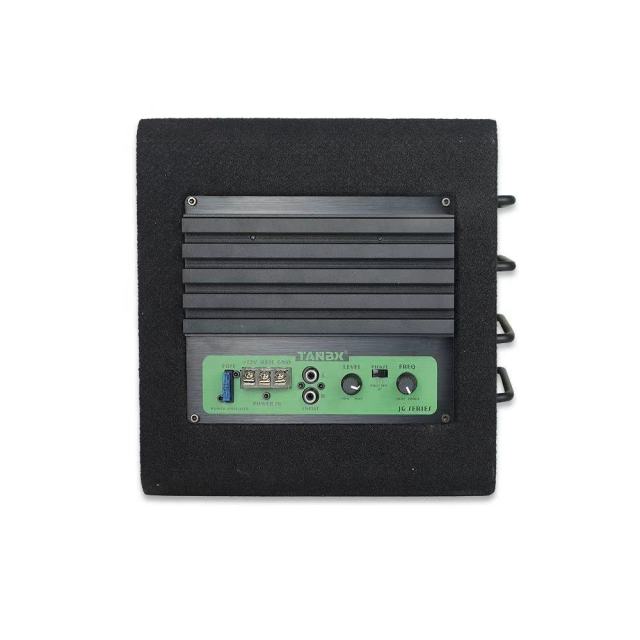 TANBX 8inch Car Subwoofer with Amplifier 4 OHM Car Audio Active Trapezoid Subwoofer TB-LS800