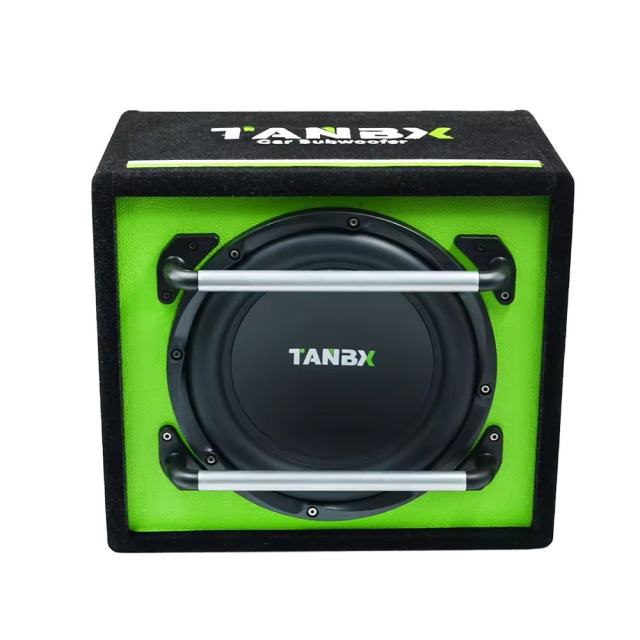 10 Inch Trapezoid Subwoofer Auto Super Bass Active Car Subwoofer Refit 12V Audio Subwoofer for Car TB-1390
