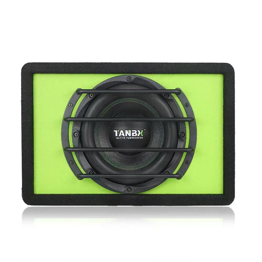 TANBX 8inch Car Subwoofer with Amplifier 4 OHM Car Audio Active Trapezoid Subwoofer TB-LS800