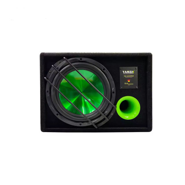Factory Wholesale Big Power 10 Inch Subs with Box and Amp Car Subwoofer Car Audio Active 10 Bass Woofer Speaker Box(tb-1420p)