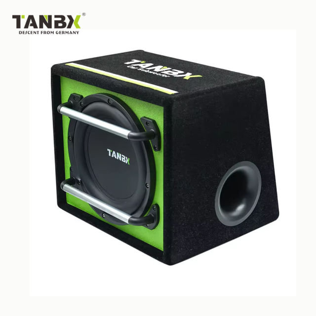 10 Inch Trapezoid Subwoofer Auto Super Bass Active Car Subwoofer Refit 12V Audio Subwoofer for Car TB-1390