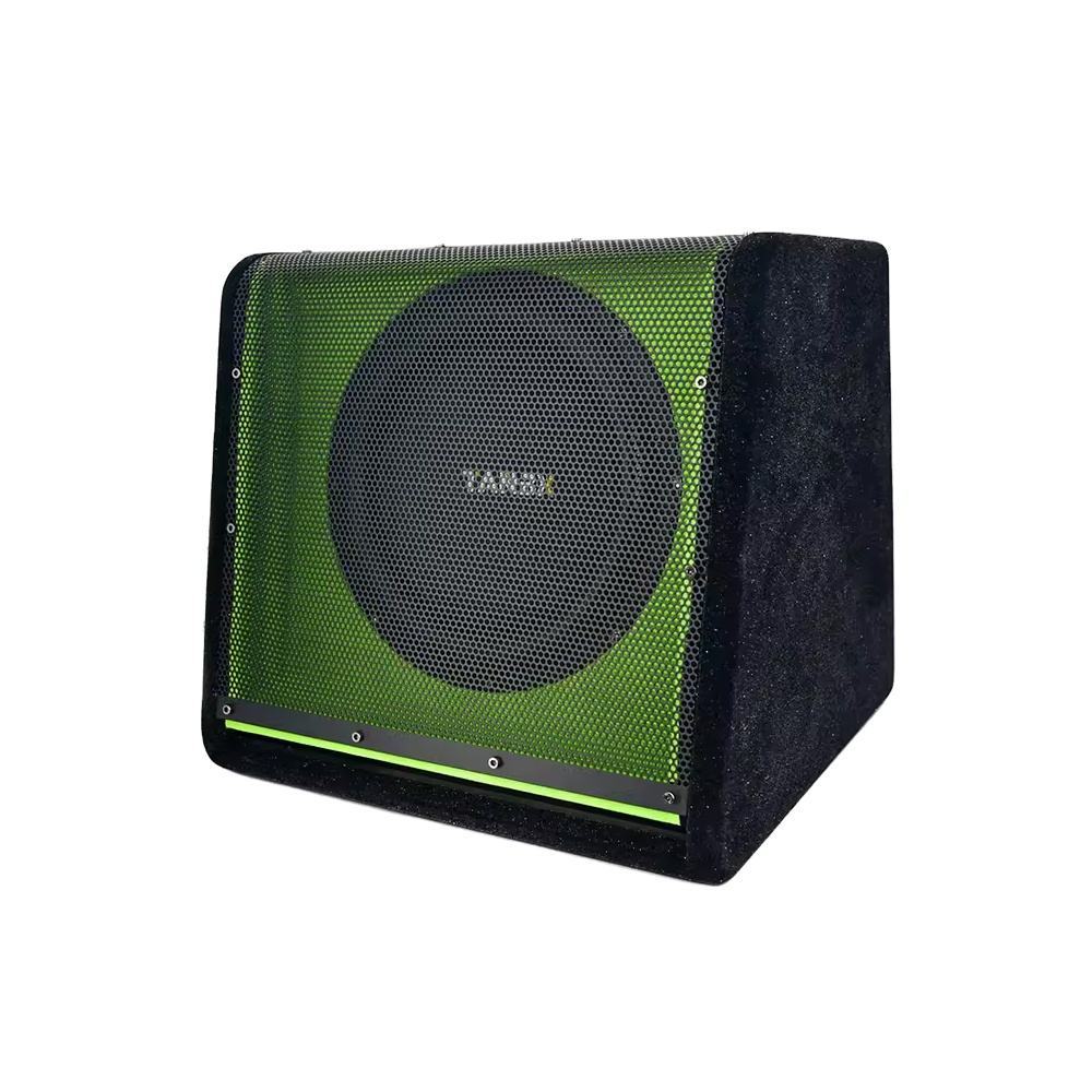 Factory Wholesale 10 Inch High Performance Active Bass Woofer Subwoofer Car Trapezoid Speaker with Amp and Box Subwoofer TB-1360