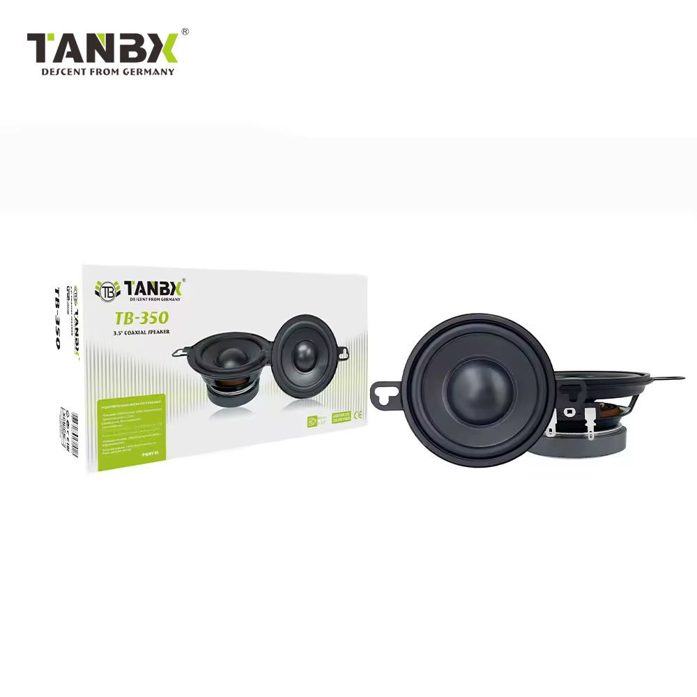 New Modle 3.5 Inch Car Audio Coaxial Speaker 3 Way High Power Active Auto Speaker(TB-350)