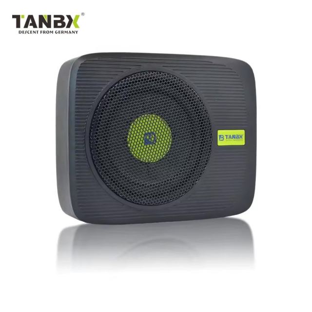 TANBX New Design 6.5 Inch Car Under Seat Ultra-thin Subwoofer with Amp SPL Ative Power Auto Slim Subwoofer