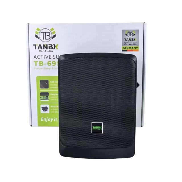 Factory Wholesale New Design High Quality Car Bass 6*9 Inch Slim Active Subwoofers Car Speaker Audio Subwoofer Under Seat