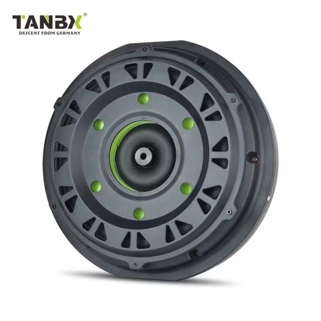 TANBX 800W 13 Inch Ultra-Thin Slim Car Active Subwoofer Pure Bass Spare Tire Subwoofer with Under Seat Controller (SW13A)