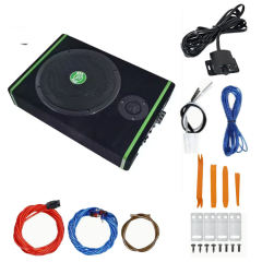 12V Ultra-thin Car Active Subwoofer Hot Sale Dj Subwoofer Speaker Trapezoid Car Audio Subwoofer Under Seat Slim Woofer