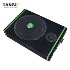 12V Ultra-thin Car Active Subwoofer Hot Sale Dj Subwoofer Speaker Trapezoid Car Audio Subwoofer Under Seat Slim Woofer