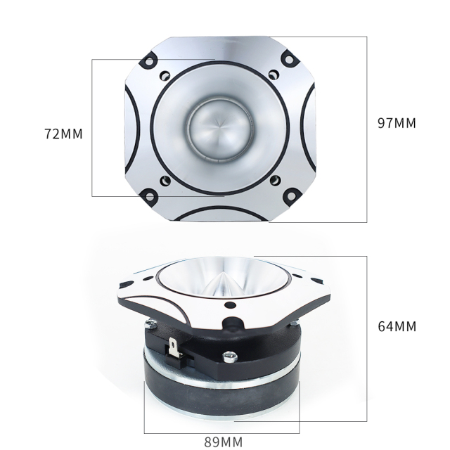 TANBX 4 Inch Super Tweeter Car Audio Speaker High Sensitivity Bullet Tweeter 80W 6 Ohm