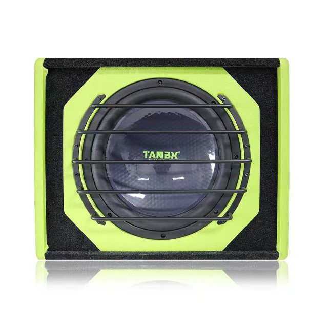 TANBX TB-K12PRO 12 Inch High Power Active Car Subwoofer Trapezoid Bass Speaker with Amplifier and Enclosure Box