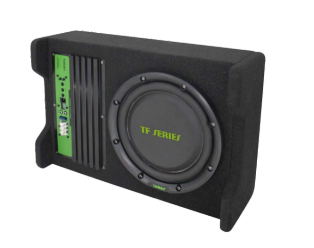 TANBX TB-P10 10 Inch Ultra-Thin Under Seat Active Car Subwoofer with Built-in Amplifier