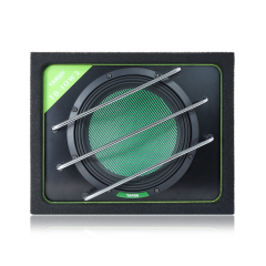 Factory Wholesale TB-10W3 10 Inch Active Car Subwoofer Trapezoid Bass Speaker with Amplifier and Enclosure Box