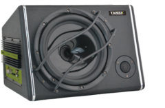 TANBX TB-1308 10 Inch Active Car Subwoofer Trapezoid Bass Speaker with Amplifier and Enclosure Box