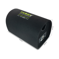 TANBX TB-JG-0110 10 Inch Active Car Subwoofer Tunnel Port Bass Speaker with Amplifier and Enclosure Box