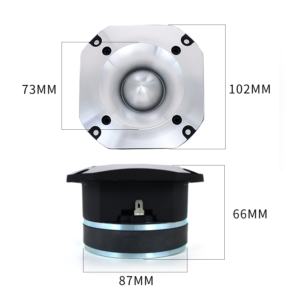 TANBX 4 Inch High Power Super Tweeter Car Audio Bullet Tweeter 80W 6 Ohm High Sensitivity