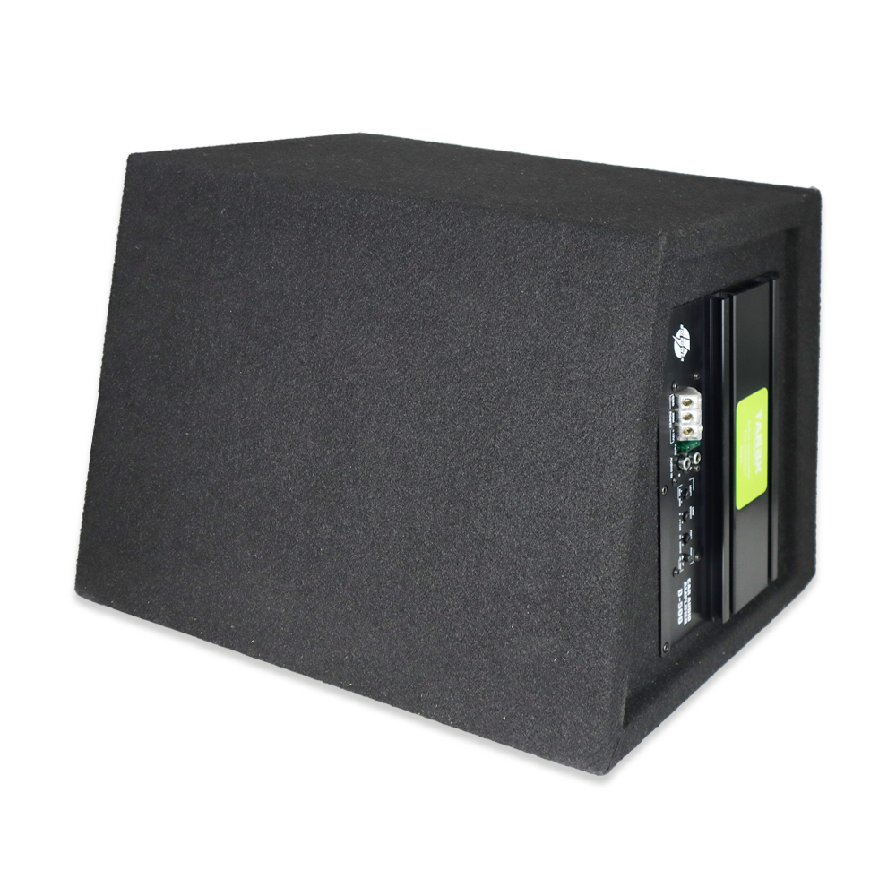 Factory Wholesale TB-10W3 10 Inch Active Car Subwoofer Trapezoid Bass Speaker with Amplifier and Enclosure Box