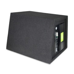 Factory Wholesale TB-10W3 10 Inch Active Car Subwoofer Trapezoid Bass Speaker with Amplifier and Enclosure Box