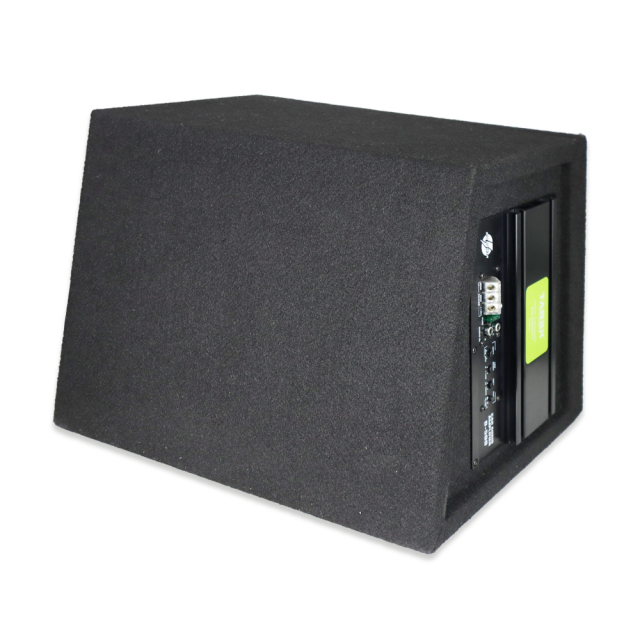 Factory Wholesale TB-10W3 10 Inch Active Car Subwoofer Trapezoid Bass Speaker with Amplifier and Enclosure Box