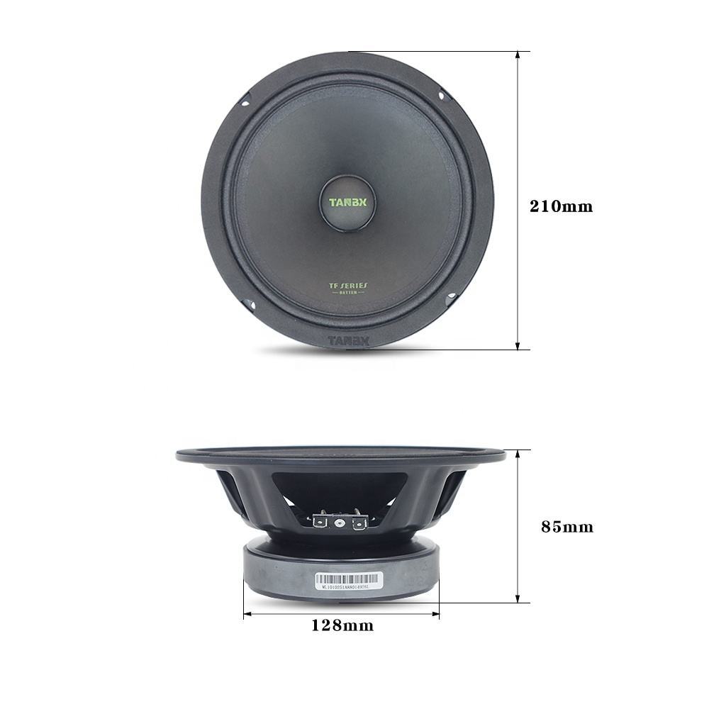 8Inch Carspeaker Rated Power 220W Car Audio Bass Speaker Active Auto Speaker for Universal Cars TB-TF88