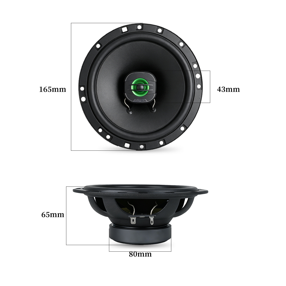 Factory Direct 6.5 Inch Car Coaxial Speaker High Quality Car Door Audio Speaker OEM ODM