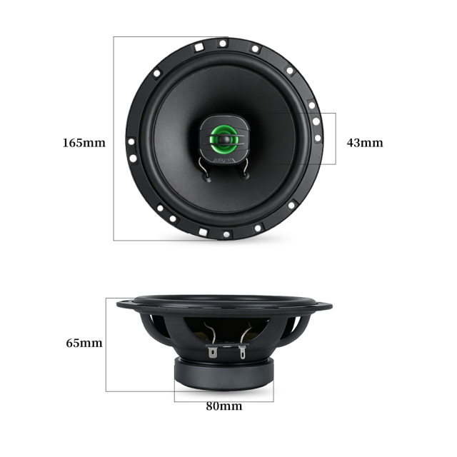 Factory Direct 6.5 Inch Car Coaxial Speaker High Quality Car Door Audio Speaker OEM ODM