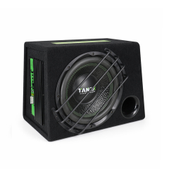 TANBX 12 Inch Big Power Trapezoid Subwoofer Car Audio Active with Box and Amp TB-1480 Single Coil 350W-550W 20-16000Hz