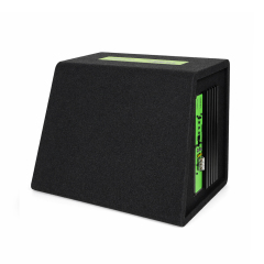 TANBX 12 Inch Big Power Trapezoid Subwoofer Car Audio Active with Box and Amp TB-1480 Single Coil 350W-550W 20-16000Hz