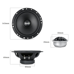 Factory Direct 6.5 Inch Car Component Speaker High Quality 2-Way Car Audio Speaker System OEM ODM