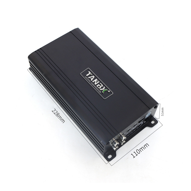 TANBX Car Power Speaker Amplifier Class D 450W*2CH Car Audio Amplifier 2 Channel 12v Powerful Car Stereo Amp TB-900.1D