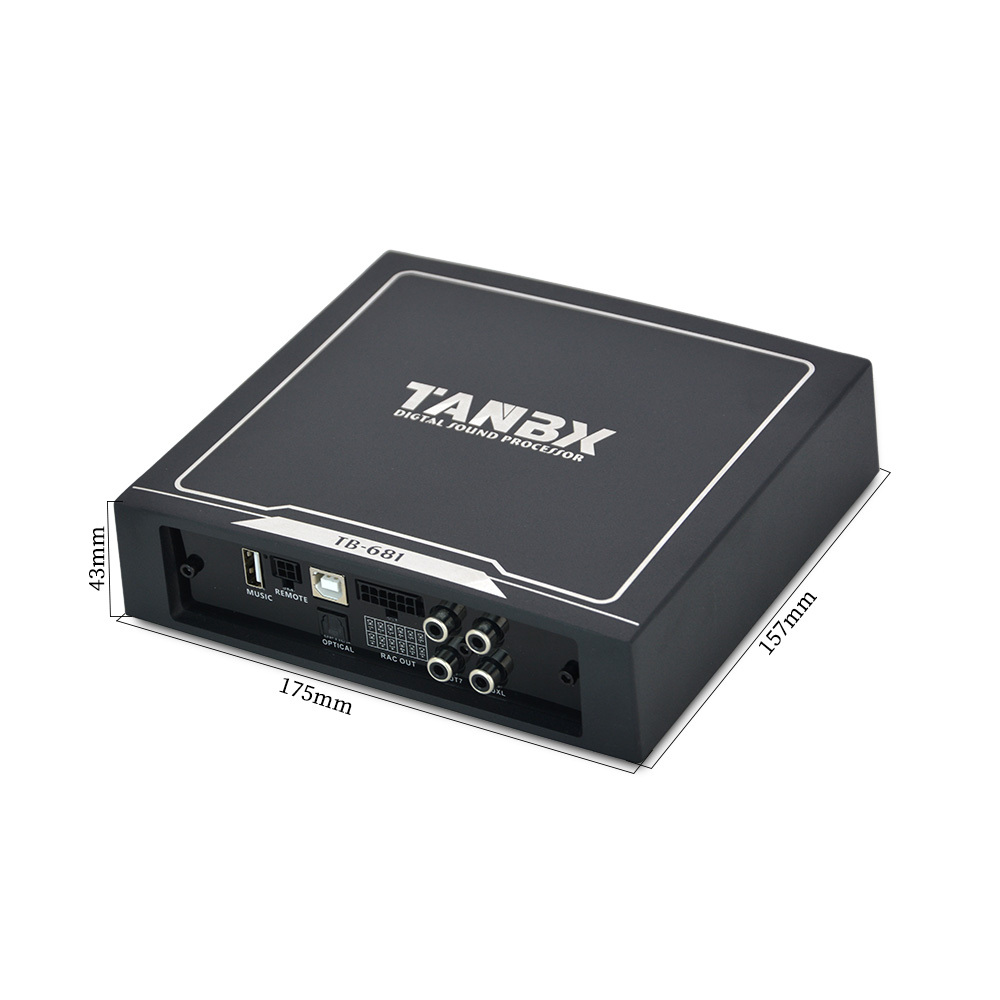 TANBX DSP 6in 8out DSP Amplifier Processor with Amp Android Host Lossless Interfacing TB-681