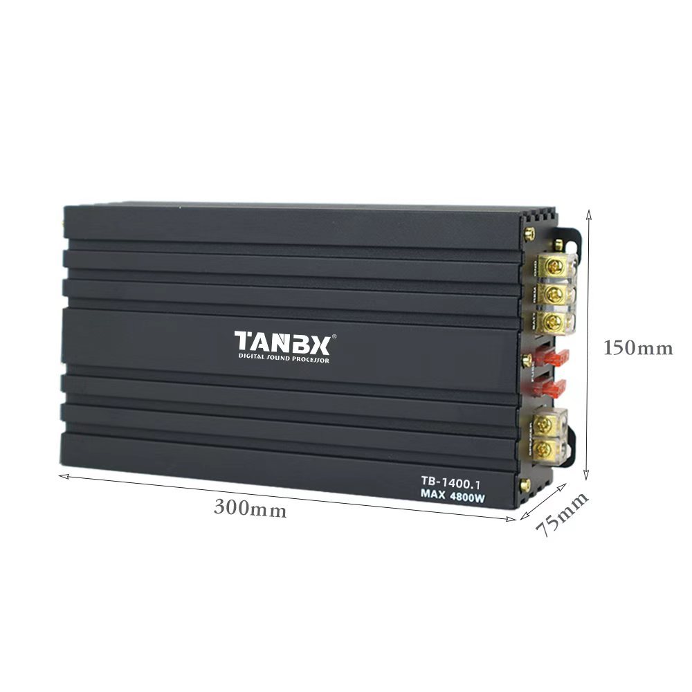 TANBX Car Audio Powerful Class D Car Speaker Amplifier TB-1400.1