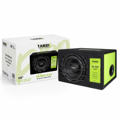 Wholesale Car Audio 10inch 1000W Plastic Subwoofer Box Powered Subwoofer DOUBLE COIL