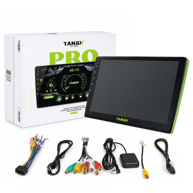 2 Din Car DVD Player 9'' Touch Screen Car Stereo Radio with GPS Navigation CD DVD USB AUX Input Universal Car Multimedia Player