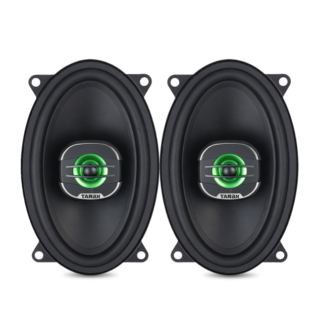 TANBX TB-1046 4×6 Inch Coaxial Car Speakers – 150W Peak Power 4Ω 2-Way Automotive Speakers