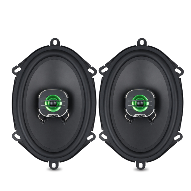 TANBX 6×9 Inch Coaxial Car Speakers – 2-Way Oval Automotive Door Speakers