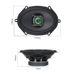 TANBX 6×9 Inch Coaxial Car Speakers – 2-Way Oval Automotive Door Speakers