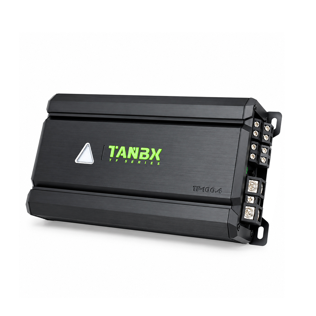 TANBX TF-100.4 4 Channel Class D Car Audio Amplifier 800W 2 Ohm 4 Ohm 110W x 4 RMS Auto Amplifier