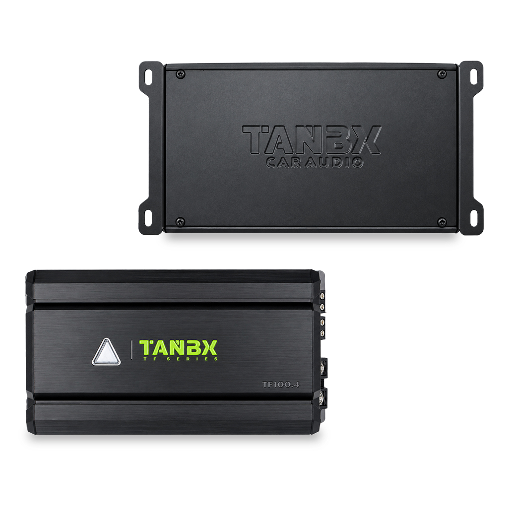 TANBX TF-100.4 4 Channel Class D Car Audio Amplifier 800W 2 Ohm 4 Ohm 110W x 4 RMS Auto Amplifier