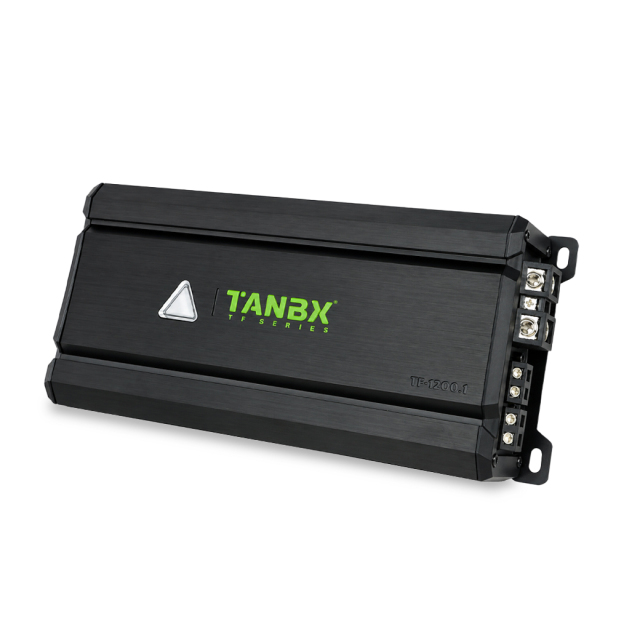 TANBX TF-1200.1 1 Channel Class D Car Audio Amplifier 1000W RMS 1 Ohm Monoblock Subwoofer Power Amplifier