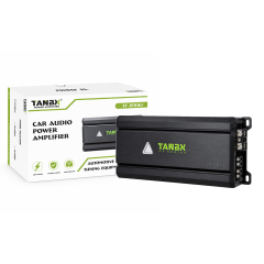 TANBX TF-1200.1 1 Channel Class D Car Audio Amplifier 1000W RMS 1 Ohm Monoblock Subwoofer Power Amplifier
