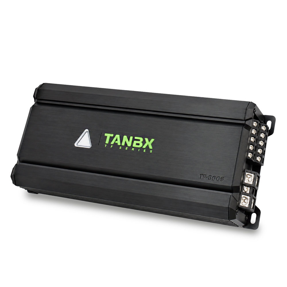 TANBX TF-8005 5 Channel Class D Car Audio Amplifier 600W RMS 1 Ohm 4 Channel + Subwoofer Amplifier