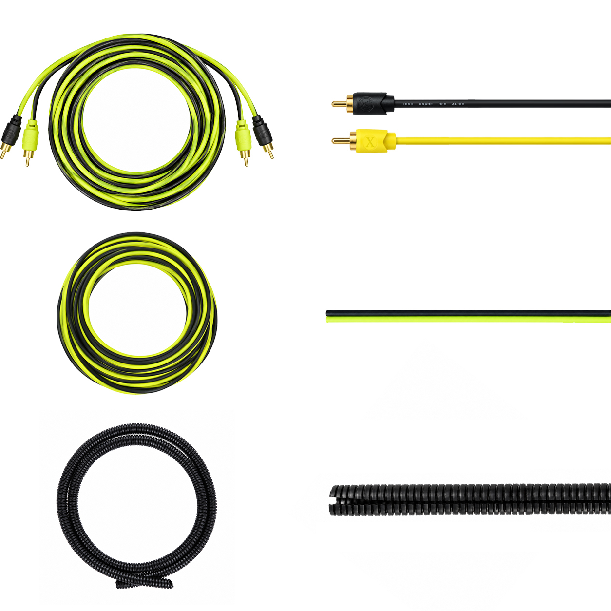 TANBX TB-ST-8GA Car Audio Amplifier Wiring Kit – Complete Installation Cable Set