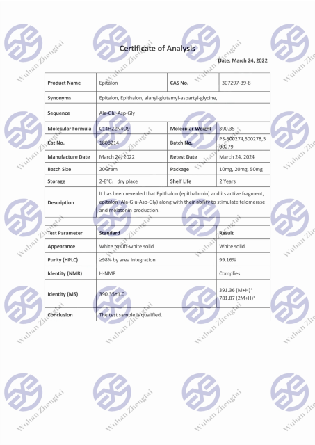 Epitalon USA Peptide Therapy for Muscle Repairing USA Warehouse