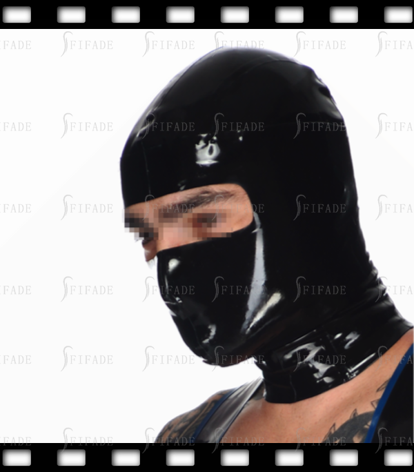 Latex Catsuit Hoods Ninja Cool Cosplay Hoods Masks