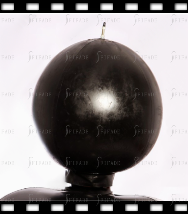 Latex Unisex Hoods Infallible Masks BDSM Garments Breathing Control Fetish Wear 0.4mm