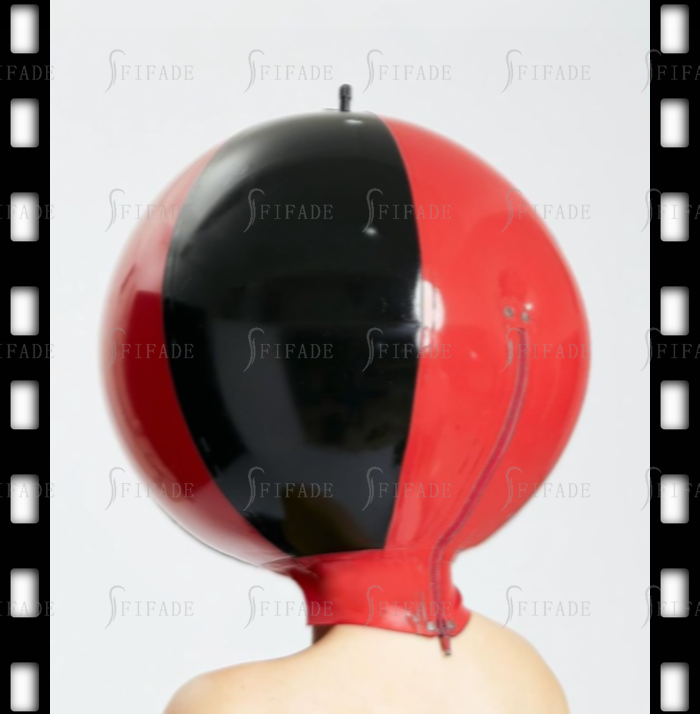 Latex Unisex Hoods Infallible Masks BDSM Matching Color Fetish Wear 0.4mm