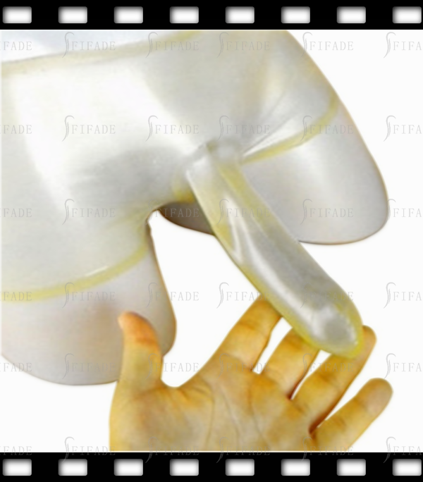 Latex Shorts Male Boxer with Condom Sheath Sexy Cool Customize .4mm