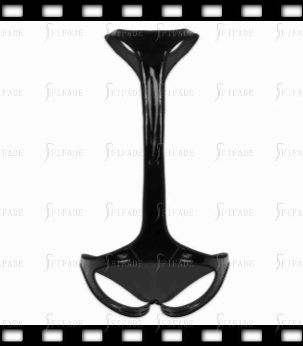 Latex Men's Shorts Neck D-Ring Gladiator Wear Unique Sexy Cool Customized 0.4MM