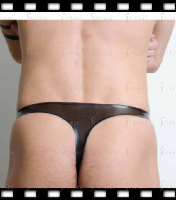 Latex Sexy Male Shorts Thong for Men Japanese Style Customized 0.4mm