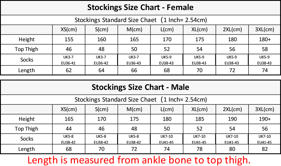 Latex Stockings Upper Wide Trims Classic Hot Unisex Customized 0.4mm